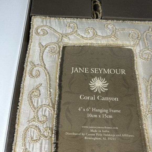 Jane Seymour Coral Canyon 4x6" Hanging Photo Frame Made In India - Picture 5 of 9